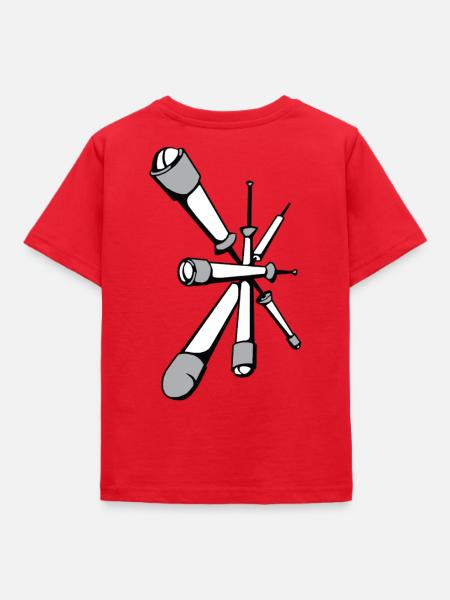 Pompfen - Kinder T-Shirt - Rot