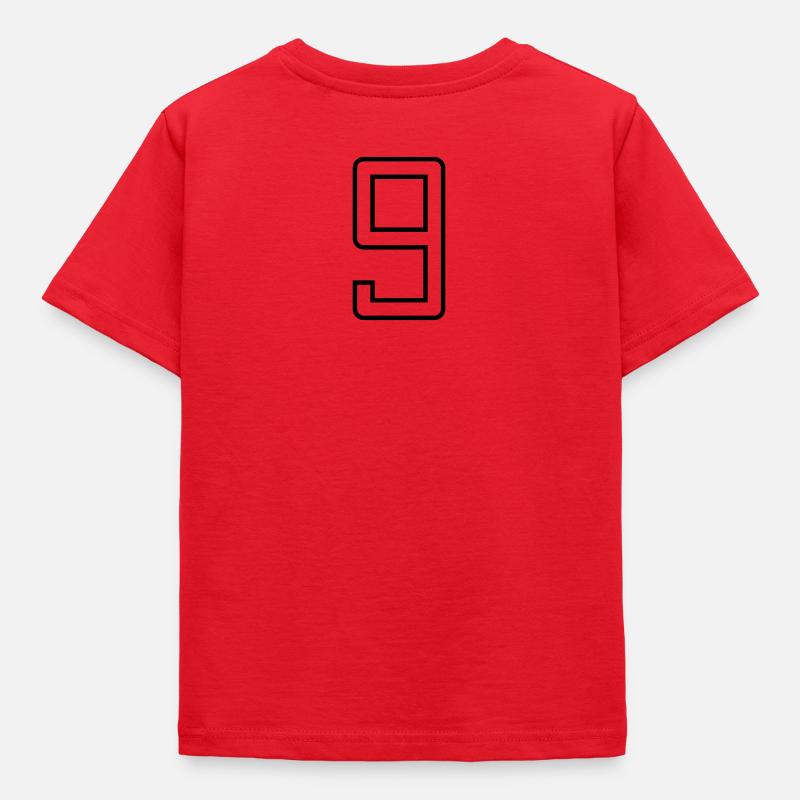 Number 9 - T-shirt Enfant - rouge