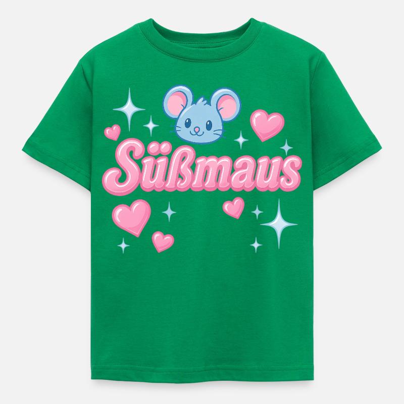 Sweet Mouse - design de déclaration y2K - T-shirt Enfant - vert
