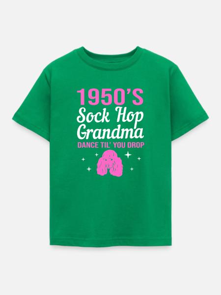 Sock Hop - Kinder T-Shirt - Kelly Green