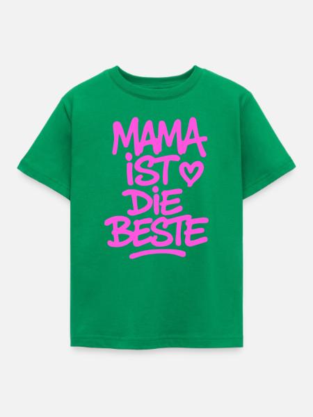mama_ist_die_beste_pink - Kinder T-Shirt - Kelly Green