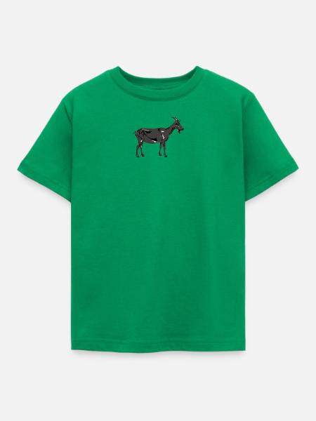 Saint Patrick's Day Ziege grau - Kinder T-Shirt - Kelly Green