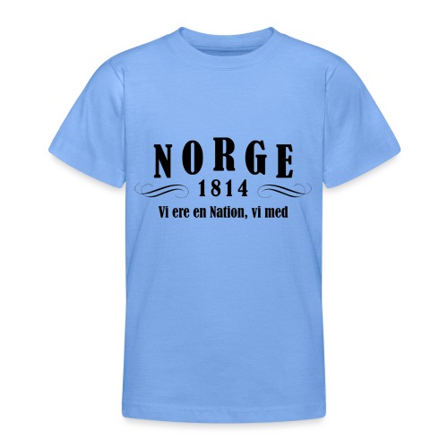 Norge 1814 - T-skjorte for tenåringer