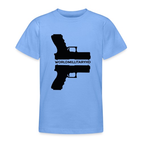 WorldMilitaryHD Glock design (black) - Teenager T-shirt