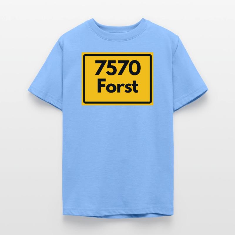 OLD POSTCODE POSTCODE RETRO 7570 FORST Teenage T-Shirt