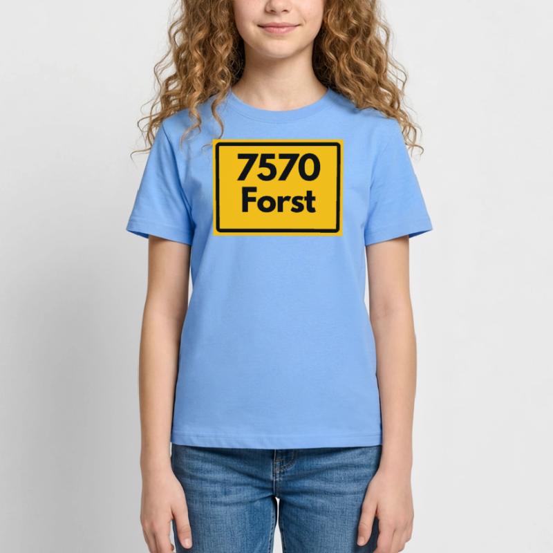 OLD POSTCODE POSTCODE RETRO 7570 FORST Teenage T-Shirt