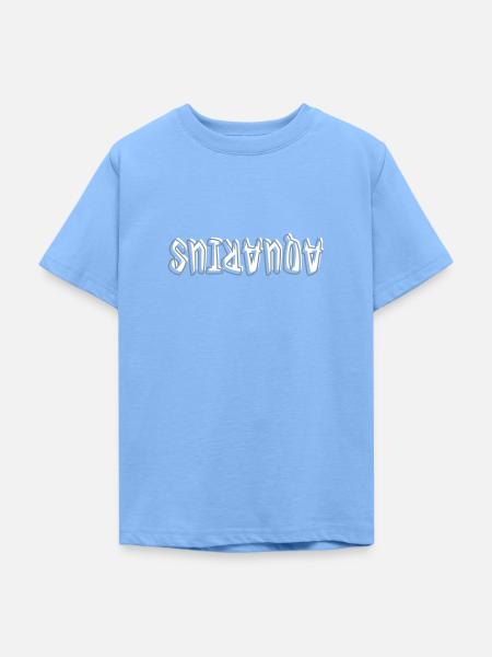 AQUARIUS Astro - Teenager T-Shirt - Himmelblau