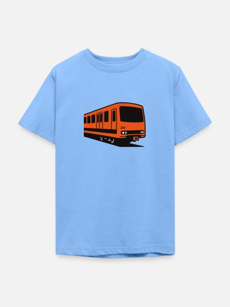 U-Bahn Helsinki - Teenager T-Shirt - Himmelblau