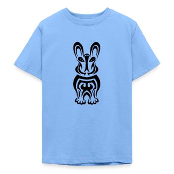 Rabbit - Teenage T-Shirt - sky blue - Front - AI Model Teenager Male dark (155cm)