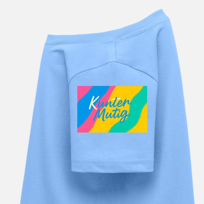 Kunter Explosion de couleurs courageuse T-shirt Ado