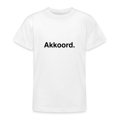 Akkoord - Teenager T-shirt
