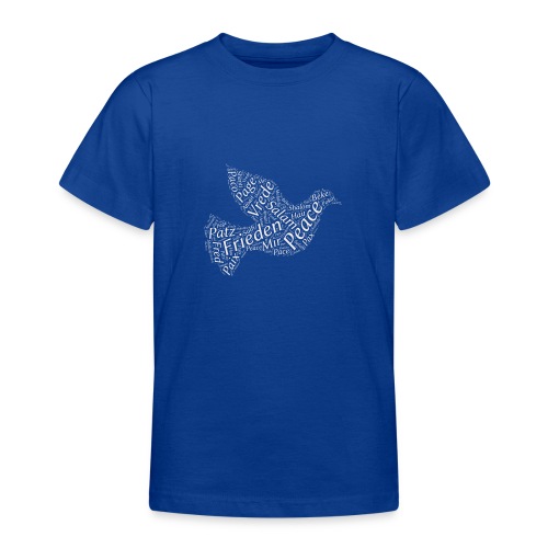 Frieden Taube Peace weiß - Teenager T-Shirt