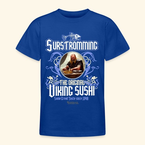 Surströmming Wikinger Sushi Design - Teenager T-Shirt