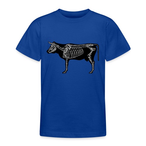 Rind-Skelett - Teenager-T-shirt