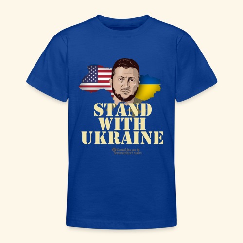 Ukraine USA Stand with Ukraine - Teenager T-Shirt