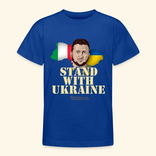 Ukraine Italia Stand with Ukraine - Teenager T-Shirt