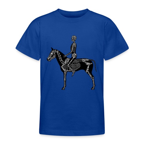 Hästskelett - T-shirt tonåring