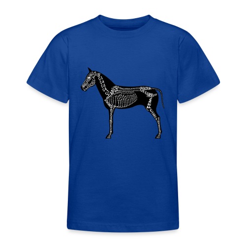 esqueleto de caballo - Camiseta adolescente