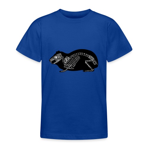 Guinea pig skeleton - Teenage T-Shirt