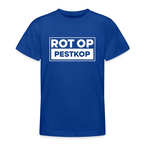 Rot Op Pestkop - Block White - Teenager T-shirt