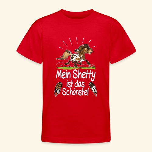 Mein Shetty das Schönste (Text weiss) - T-shirt Ado