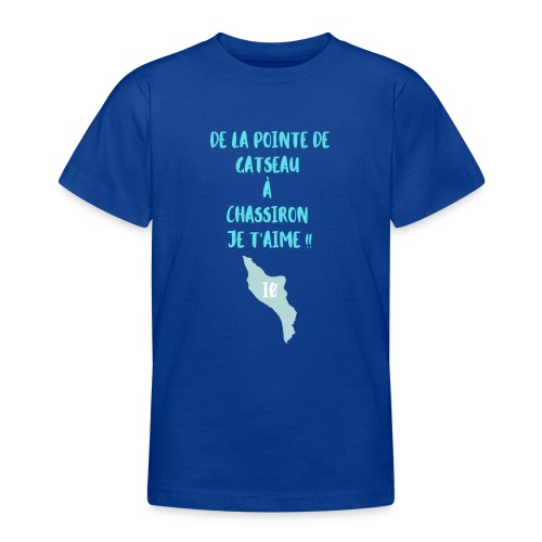 De la pointe de Gatseau à Chassiron Je t aime - T-shirt Ado
