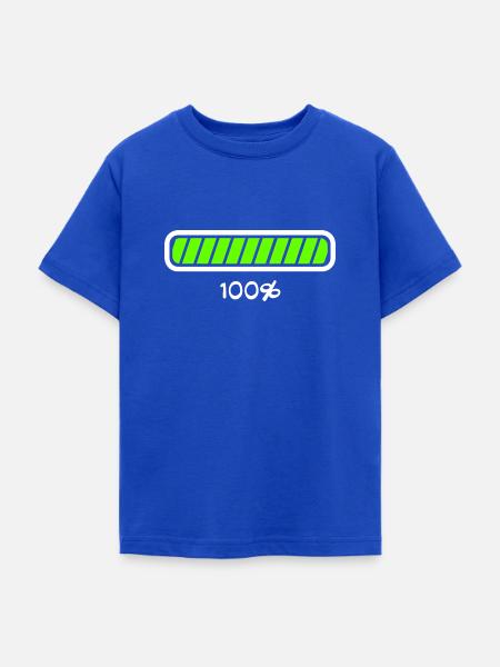 Ladebalken Aufladen Status - Teenager T-Shirt - Royalblau