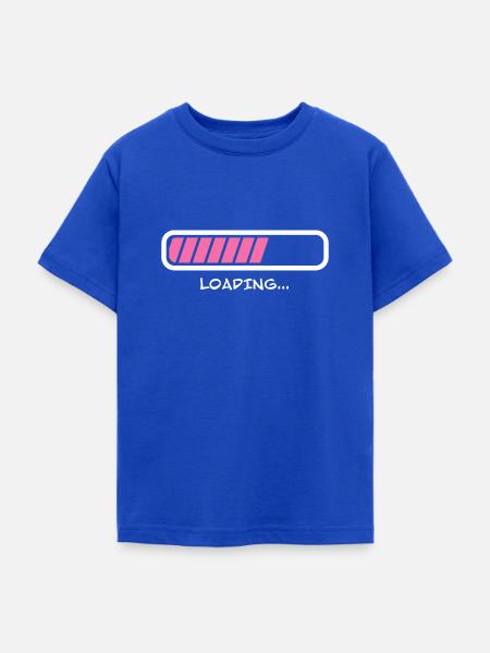 Ladebalken Aufladen Warten - Teenager T-Shirt - Royalblau