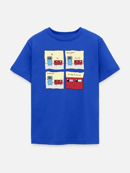 comic deutsch spaß lustig - Teenager T-Shirt - Royalblau