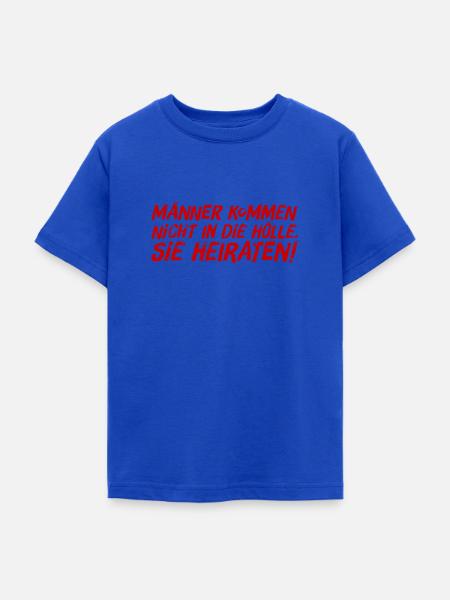 heiraten - Teenager T-Shirt - Royalblau