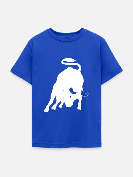 Stier - Teenager T-Shirt - Royalblau