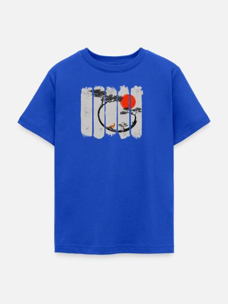 Kitsune - Teenager T-Shirt - Royalblau