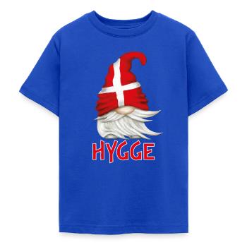 Hygge - hyggelig - Dänemark - Teenager T-Shirt - Royalblau - Vorne - AI Model Teenager Male light (155cm)