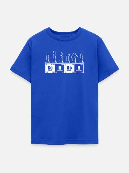 Schach - Teenager T-Shirt - Royalblau