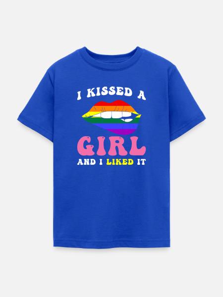 LGBTQ Lesbe Spruch - Teenager T-Shirt - Royalblau