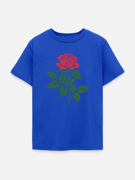 Rose - Teenager T-Shirt - Royalblau