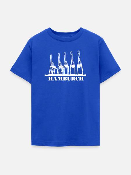 Hamburch - Teenager T-Shirt - Royalblau