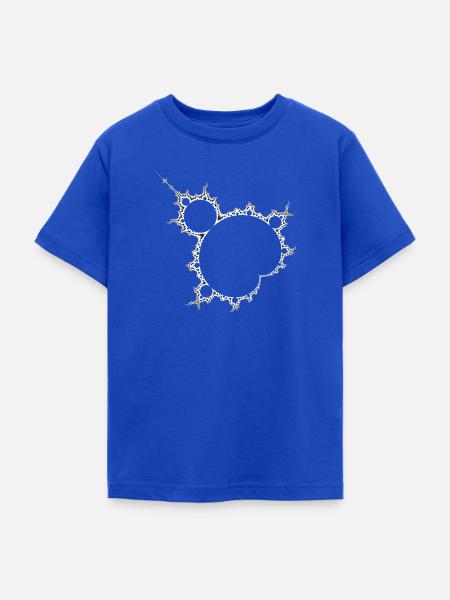 Mandelbrot gedreht hell - Teenager T-Shirt - Royalblau
