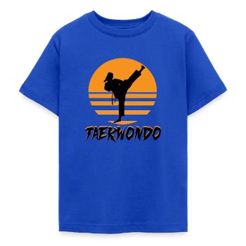 Taekwondo - Teenager T-Shirt - Royalblau - Vorne - AI Model Teenager Male light (155cm)