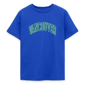 Vancouver - Teenager T-Shirt - Royalblau - Vorne - AI Model Teenager Male light (155cm)