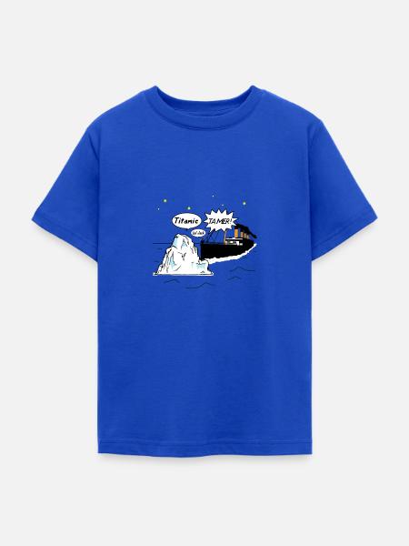 TITANIC DEIN MEER! - Teenager T-Shirt - Royalblau