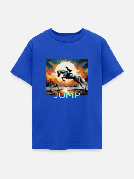 Horse - Teenager T-Shirt - Royalblau