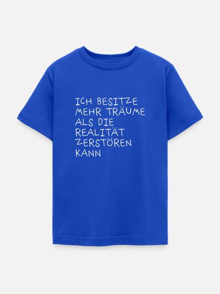 TRÄUME - Teenager T-Shirt - Royalblau