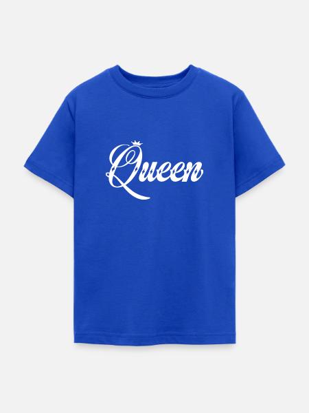 Königin - Teenager T-Shirt - Royalblau