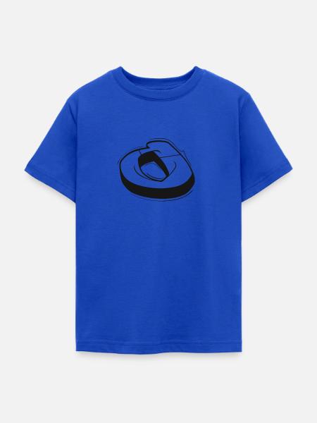 O - Teenager T-Shirt - Royalblau