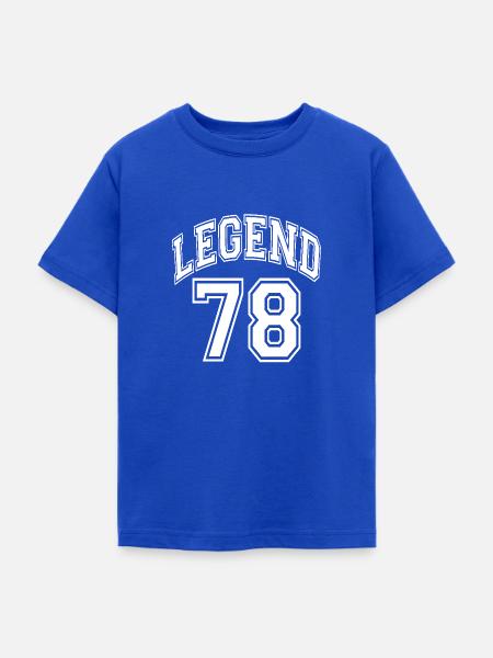 Legend 78 - Teenager T-Shirt - Royalblau