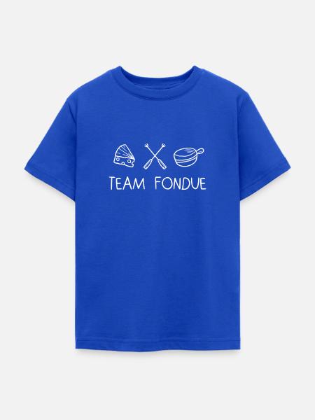 Team Fondue - Teenager T-Shirt - Royalblau