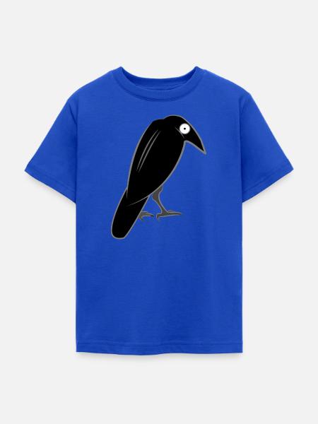 Rabe - Teenager T-Shirt - Royalblau