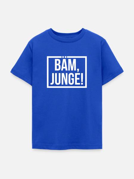 Bäm, Junge! - Teenager T-Shirt - Royalblau