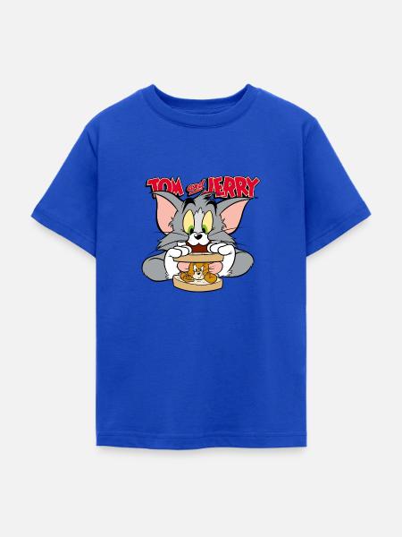 Tom Und Jerry Sandwich - Teenager T-Shirt - Royalblau
